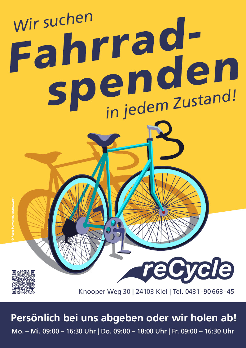 Recycle Fahrradspende Plakat A4 2026 03 Web